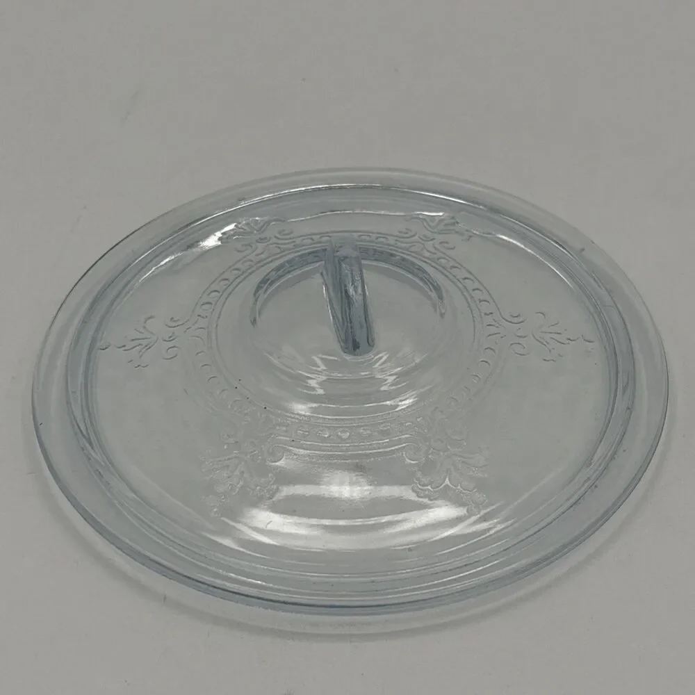Vintage Fire King Sapphire Blue Philbe Individual Casserole Replacement Lid Only
